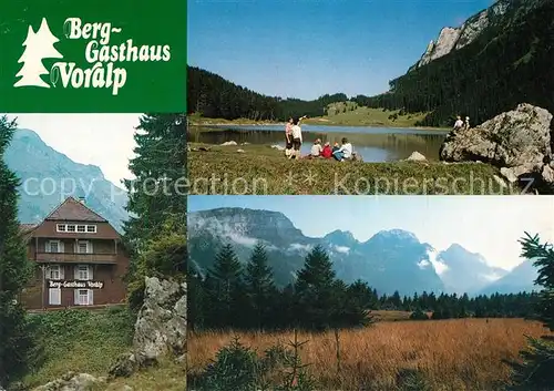 AK / Ansichtskarte Voralpsee Berg Gasthaus Voralp Voralpsee