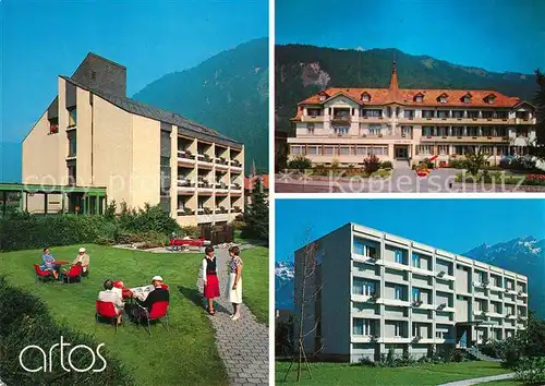 AK / Ansichtskarte Interlaken_BE Hotel Artos  Interlaken_BE