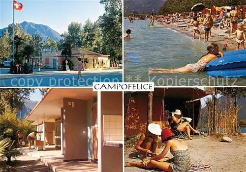AK / Ansichtskarte Tenero Camping Campofelice Lago Maggiore Tenero