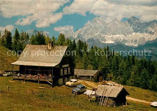 AK / Ansichtskarte Steiermark Reiteralm mit Dachsteinsuedwaenden  Steiermark