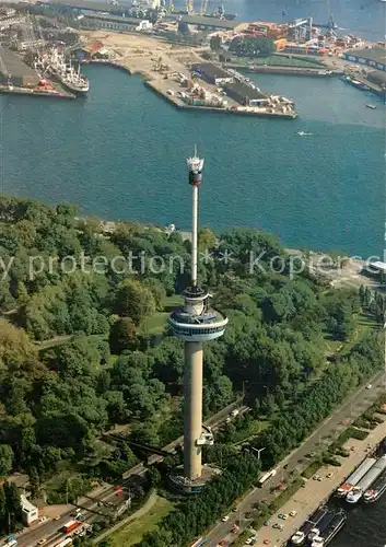 AK / Ansichtskarte Rotterdam Fliegeraufnahme Euromast met Space Tower  Rotterdam