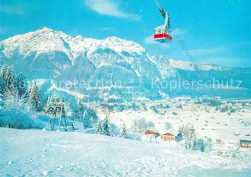 AK / Ansichtskarte Garmisch Partenkirchen Hausberg Seilbahn Kramer Garmisch Partenkirchen