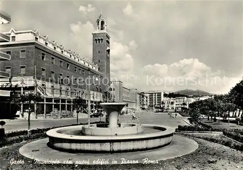 AK / Ansichtskarte Gaeta Municipio con nuovi edifici in Piazza Roma Gaeta