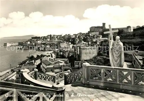 AK / Ansichtskarte Gaeta Panorama de l`escalier e Saint Francois Gaeta
