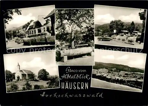 AK / Ansichtskarte Haeusern_Schwarzwald Hotel Albtalblick  Haeusern Schwarzwald