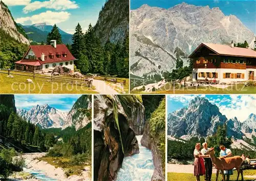 AK / Ansichtskarte Wimbachtal Wimbachschloss Wimbachgriesalm  Wimbachtal