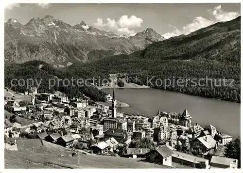 AK / Ansichtskarte St_Moritz_GR Piz Languard Piz Albris St_Moritz_GR