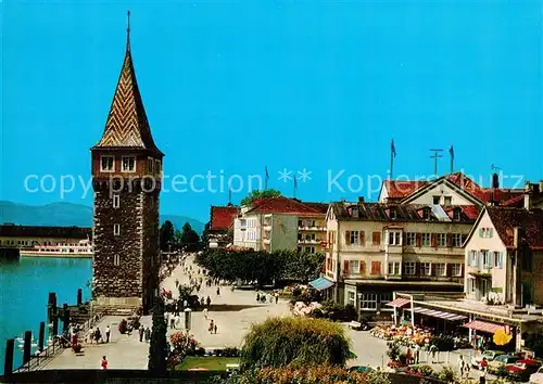 AK / Ansichtskarte Lindau_Bodensee Hafen Lindau Bodensee