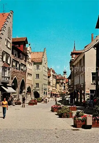 AK / Ansichtskarte Lindau_Bodensee Hauptstrasse Fussgaengerzone Lindau Bodensee