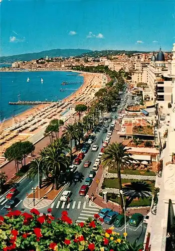 AK / Ansichtskarte Cannes_Alpes Maritimes La Croisette le Suquet Cannes Alpes Maritimes