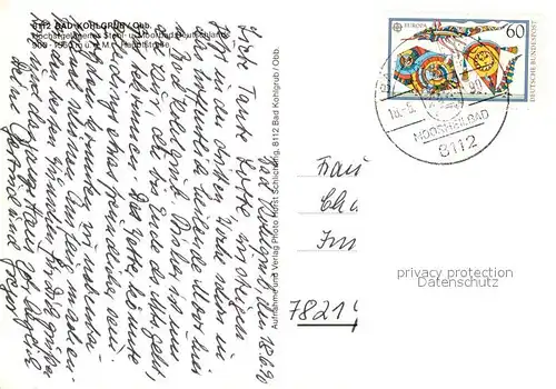 AK / Ansichtskarte Bad_Kohlgrub Ortsansicht Kirche Bad_Kohlgrub