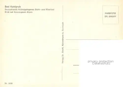 AK / Ansichtskarte Bad_Kohlgrub Winterlandschaft Bad_Kohlgrub