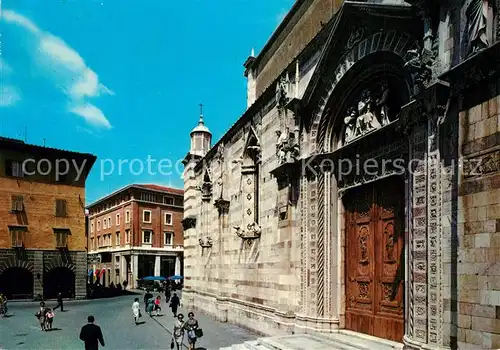 AK / Ansichtskarte Grosseto_Toscana Piazza Dante Cathedrale Grosseto Toscana