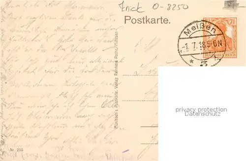 AK / Ansichtskarte Meissen_Elbe_Sachsen Uferpartie an der Elbe Koenigliche Albrechtsburg und Dom Meissen_Elbe_Sachsen