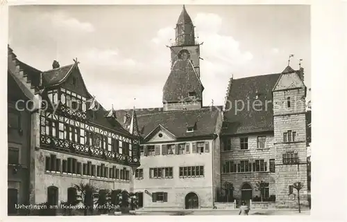 AK / Ansichtskarte ueberlingen_Bodensee Marktplan Altstadt ueberlingen Bodensee