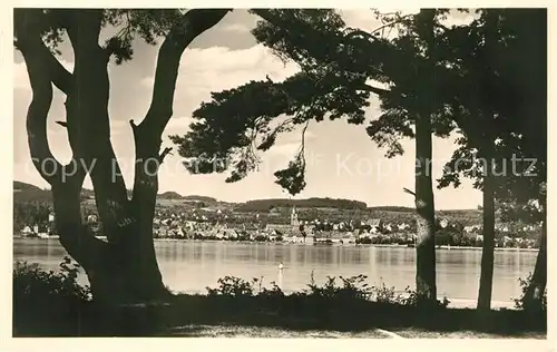 AK / Ansichtskarte ueberlingen_Bodensee Ansicht von Klausenhorn aus Blick ueber den See ueberlingen Bodensee