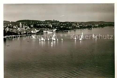 AK / Ansichtskarte ueberlingen_Bodensee Fliegeraufnahme ueberlingen Bodensee