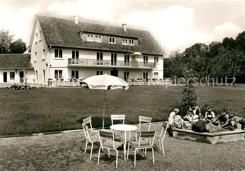 AK / Ansichtskarte Deisendorf Kinderheim Linzgau Garten Sandkasten Deisendorf