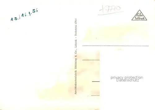 AK / Ansichtskarte ueberlingen_Bodensee Blick auf die Stadt von Kurhotel St Leonhardt Kupfertiefdruck ueberlingen Bodensee