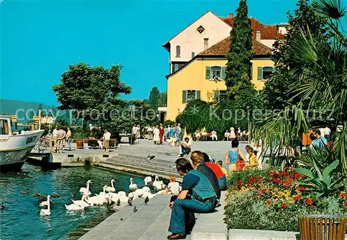 AK / Ansichtskarte ueberlingen_Bodensee Kneippheilbad Erholungsort Seepromenade ueberlingen Bodensee