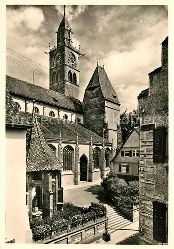 AK / Ansichtskarte ueberlingen_Bodensee St Nicolausmuenster mit oelberg ueberlingen Bodensee
