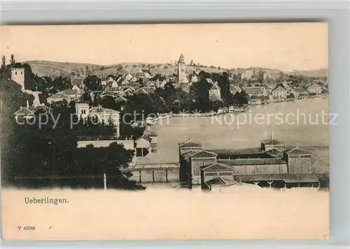 AK / Ansichtskarte ueberlingen_Bodensee Panorama ueberlingen Bodensee