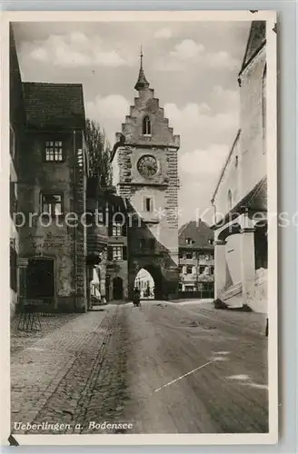 AK / Ansichtskarte ueberlingen_Bodensee Franziskanertor Altstadt ueberlingen Bodensee