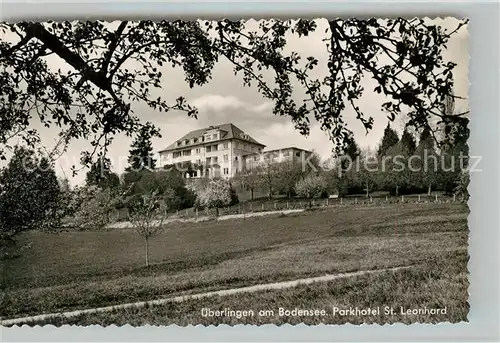 AK / Ansichtskarte ueberlingen_Bodensee Parkhotel St Leonhard ueberlingen Bodensee