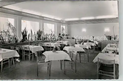 AK / Ansichtskarte ueberlingen_Bodensee Sanatorium Mueller Speisesaal ueberlingen Bodensee