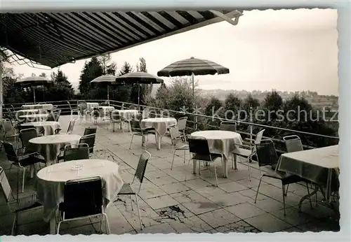 AK / Ansichtskarte ueberlingen_Bodensee Hotel St Leonhard Terrasse ueberlingen Bodensee
