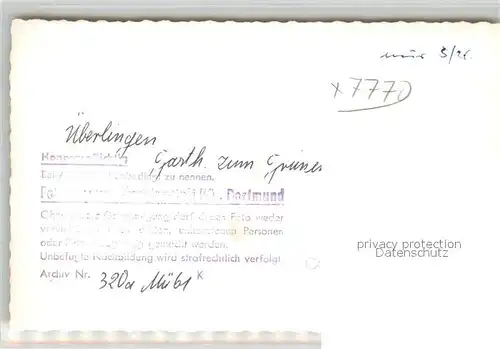 AK / Ansichtskarte ueberlingen_Bodensee Gasthof Zum gruenen Baum Restaurant ueberlingen Bodensee