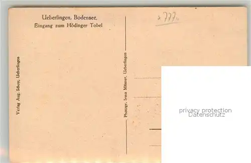AK / Ansichtskarte ueberlingen_Bodensee Eingang zum Hoedinger Tor ueberlingen Bodensee