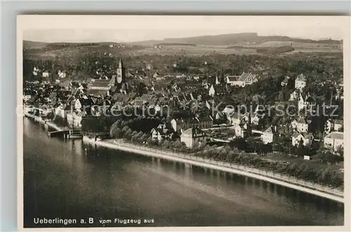 AK / Ansichtskarte ueberlingen_Bodensee Fliegeraufnahme ueberlingen Bodensee