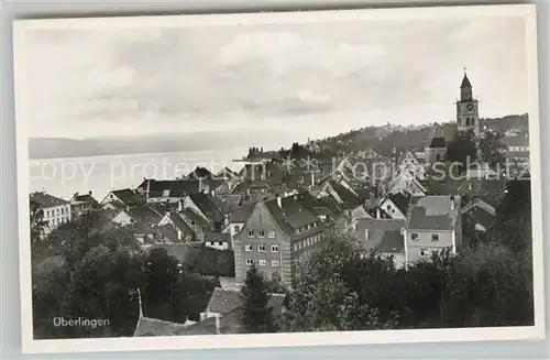 AK / Ansichtskarte ueberlingen_Bodensee Stadtpanorama Seeblick ueberlingen Bodensee