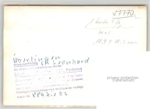 AK / Ansichtskarte ueberlingen_Bodensee Kurhotel St Leonhard Eingang ueberlingen Bodensee