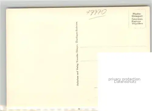 AK / Ansichtskarte ueberlingen_Bodensee Haus Seeburg am Kurgarten Ansicht vom Bodensee aus ueberlingen Bodensee