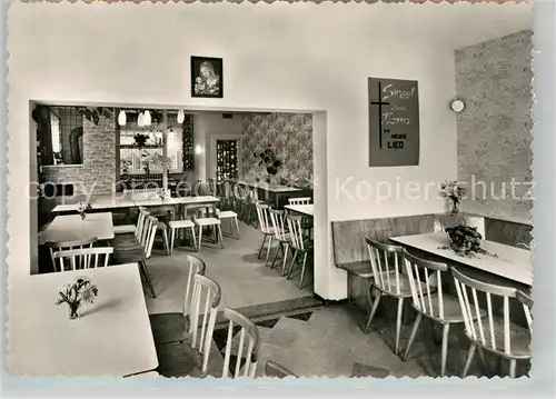 AK / Ansichtskarte Deisendorf Kinderheim Linzgau Speisesaal Deisendorf