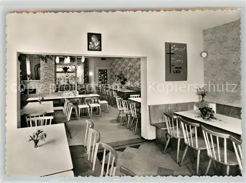 AK / Ansichtskarte Deisendorf Kinderheim Linzgau Speisesaal Deisendorf