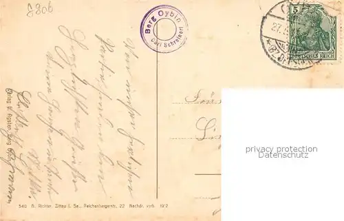 AK / Ansichtskarte Oybin Blick vom Ameisenberg oertelwand Toepferbaude  Oybin