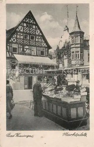 AK / Ansichtskarte Bad_Kissingen Marktplatz Bad_Kissingen