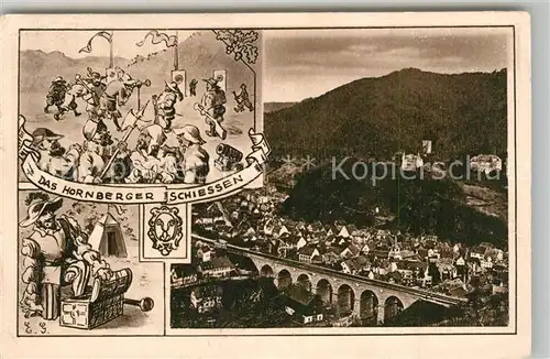 AK / Ansichtskarte Hornberg_Schwarzwald Hornberger Schiessen Viadukt Hornberg Schwarzwald
