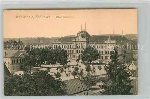 AK / Ansichtskarte Konstanz_Bodensee Oberrealschule Konstanz_Bodensee