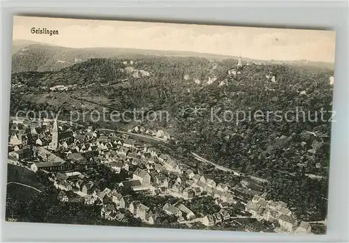 AK / Ansichtskarte Geislingen_Steige Fliegeraufnahme Geislingen_Steige