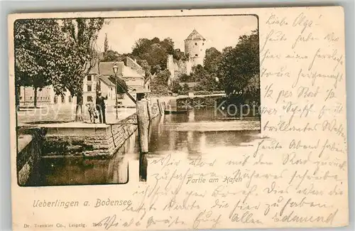 AK / Ansichtskarte ueberlingen_Bodensee Partie am Hafen ueberlingen Bodensee