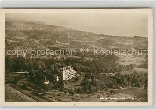 AK / Ansichtskarte ueberlingen_Bodensee FliegeraufnahmeSchloss Spetzgart ueberlingen Bodensee