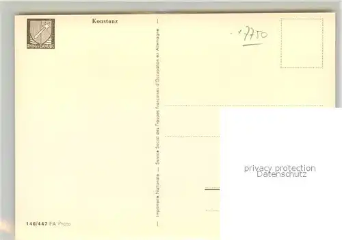 AK / Ansichtskarte Konstanz_Bodensee Stadtansicht Konstanz_Bodensee