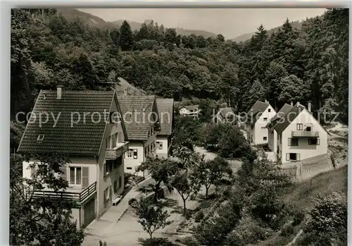 AK / Ansichtskarte Hornberg_Schwarzwald Burgstrasse Hornberg Schwarzwald