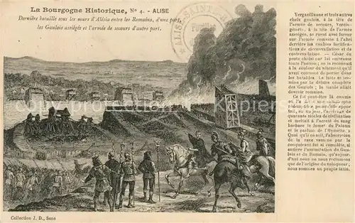 AK / Ansichtskarte Alise Sainte Reine Bataille Gaulois Romains Alise Sainte Reine
