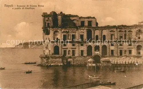 AK / Ansichtskarte Napoli_Neapel Palazzo Donn Anna Posillipo Napoli Neapel