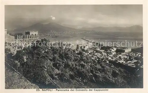 AK / Ansichtskarte Napoli_Neapel Panorama dal Convento dei Cappuccini Napoli Neapel
